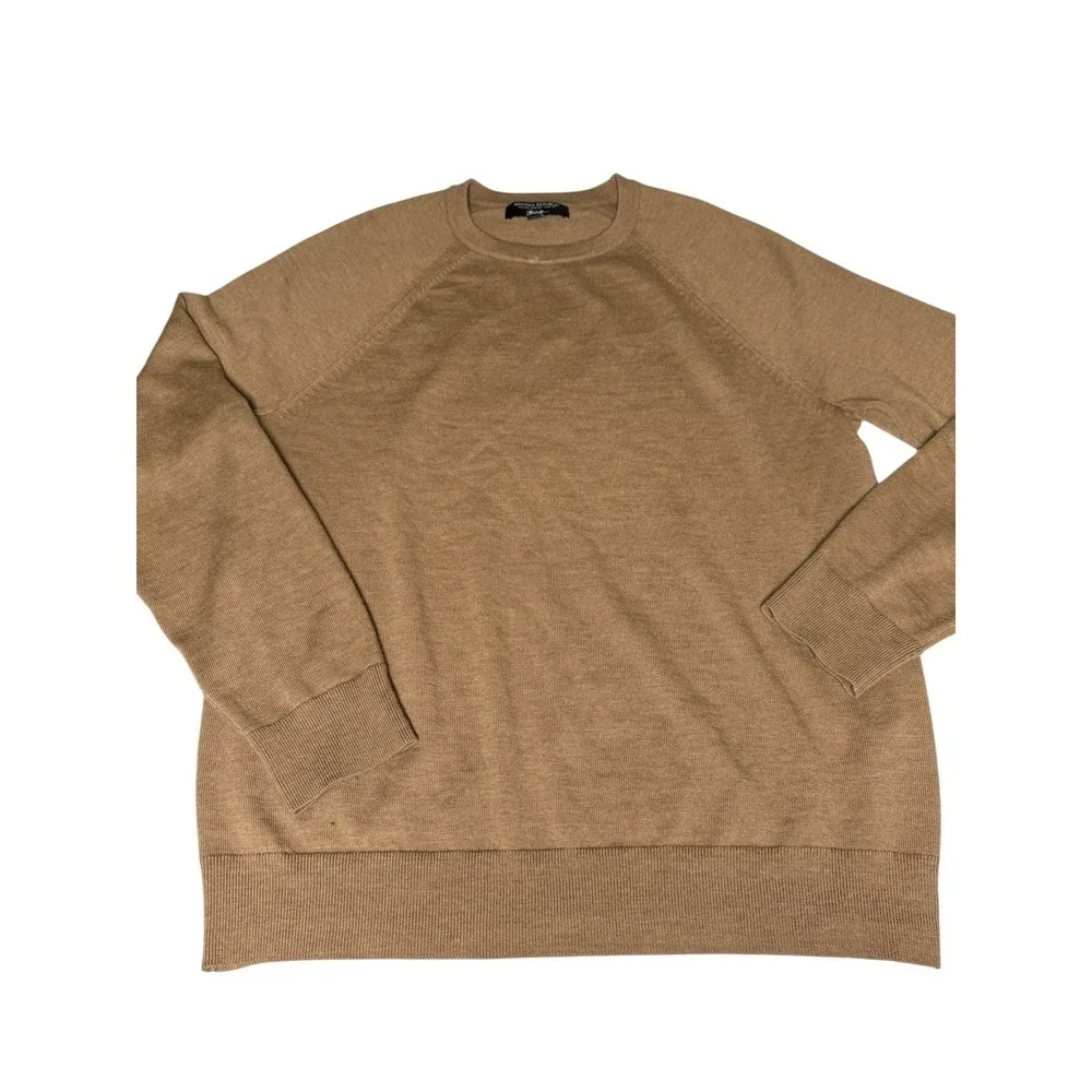 Banana Republic Red Italian Wool and Alpaca Blend Sweater Large Grandpa Core